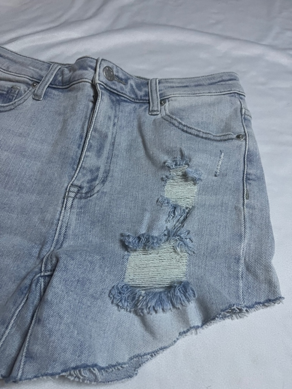 Risen Los Angeles Distressed Denim Shorts - Picture 3 of 9